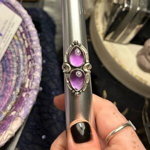 Sterling 925 amethyst ring. Size 9.